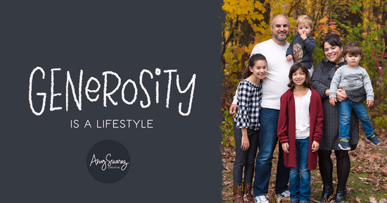 "Generosity is a Lifestyle" - Shawn Hennessey