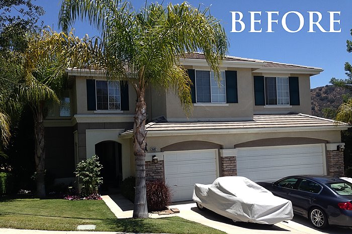 Client Review SoCal Mediterranean: Before