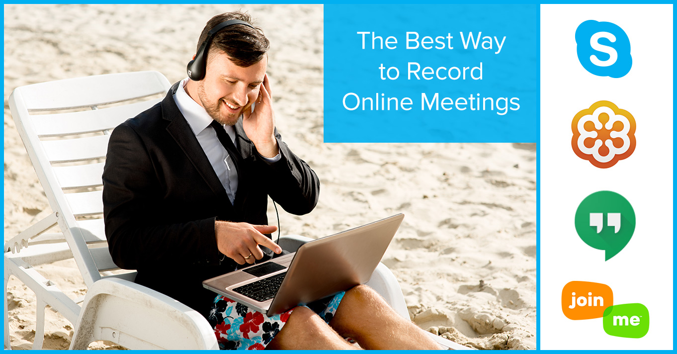 record virtual meetings