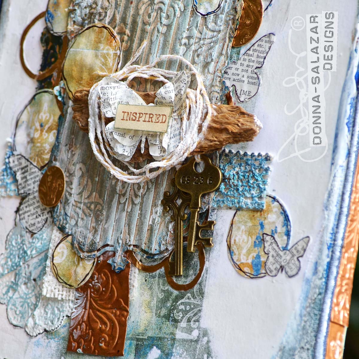 Embossing Folders Tips Paper Crafts To Mixed Media By Donna Salazar