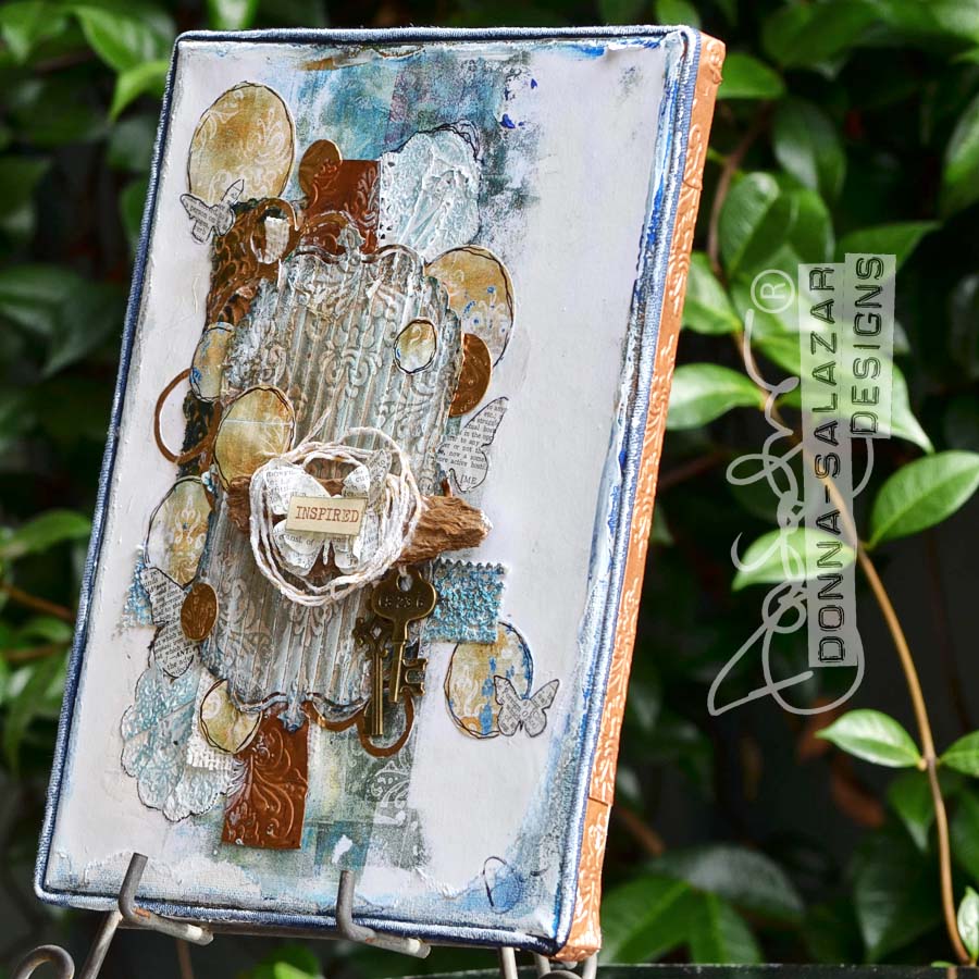 Embossing Folders Tips Paper Crafts To Mixed Media By Donna Salazar