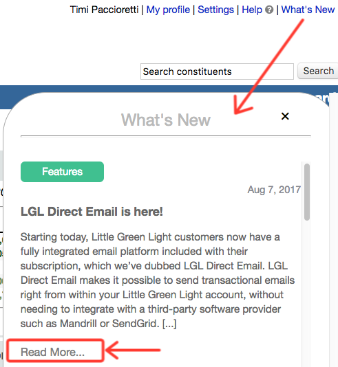 Articles in What's New RSS feed